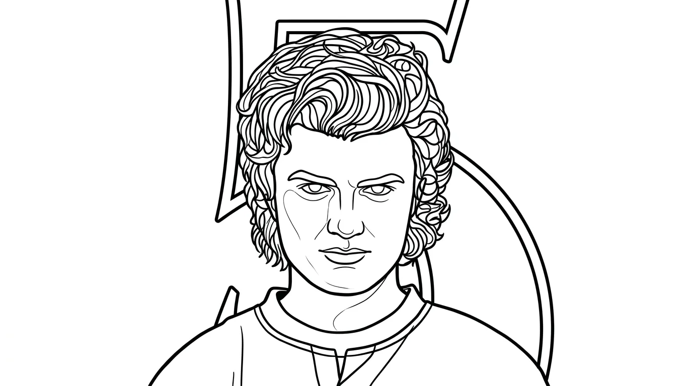 Stranger Things Desenhos para colorir para desenho online