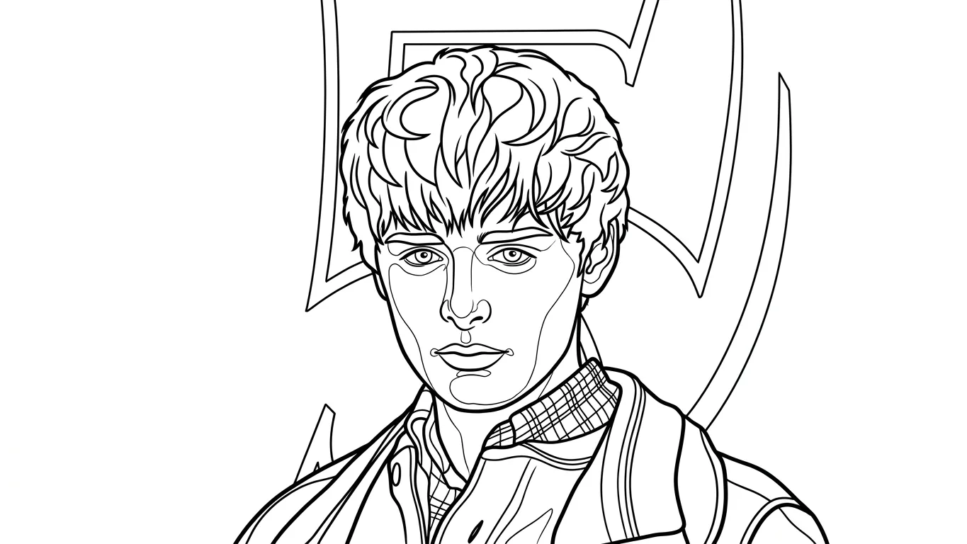 Stranger Things Desenhos para colorir e recortar, gratuitos para imprimir.