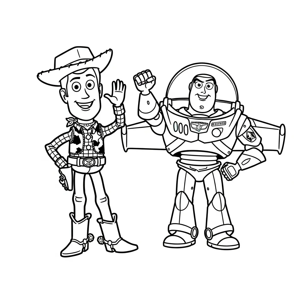 Toy Story Para Colorear para colorear para imprimir pdf gratis