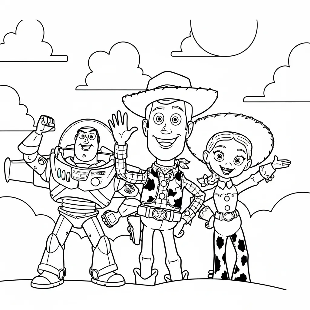 Toy Story Para Colorear para colorear de para niños