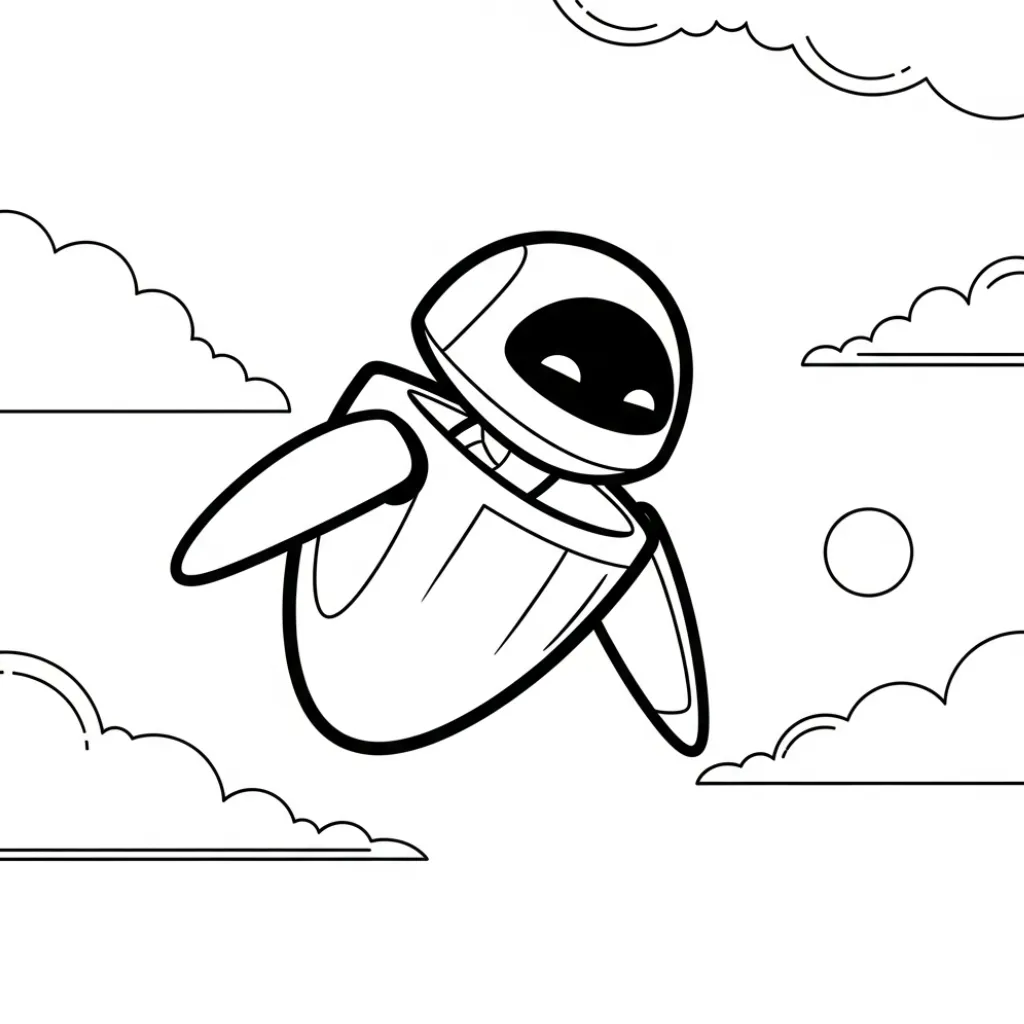 imprimir WALL E 26 para colorear
