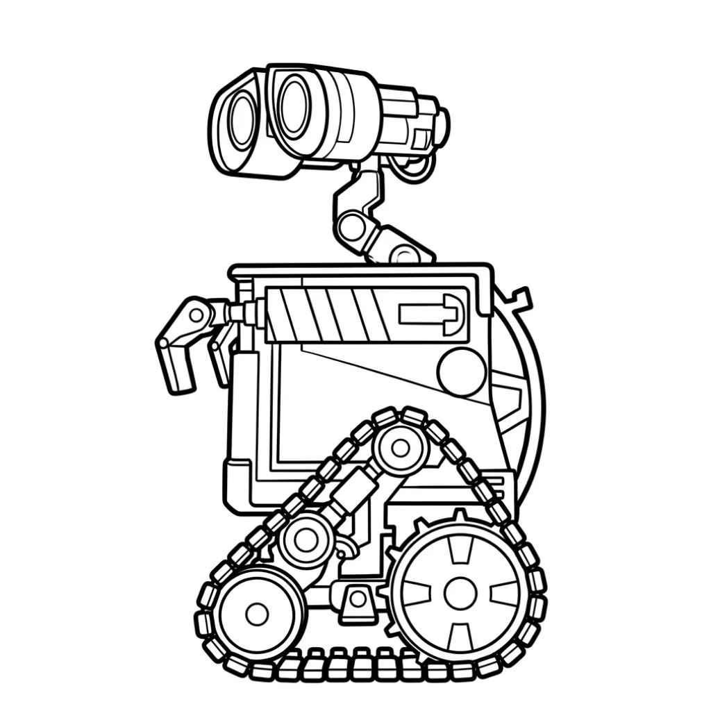 WALL E 6 para dibujar en línea
