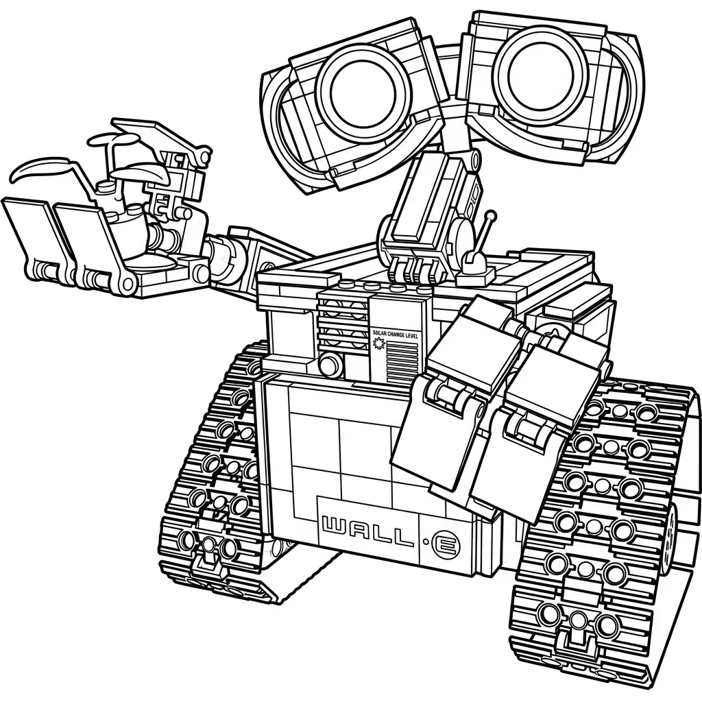 WALL E 9 para dibujar en línea