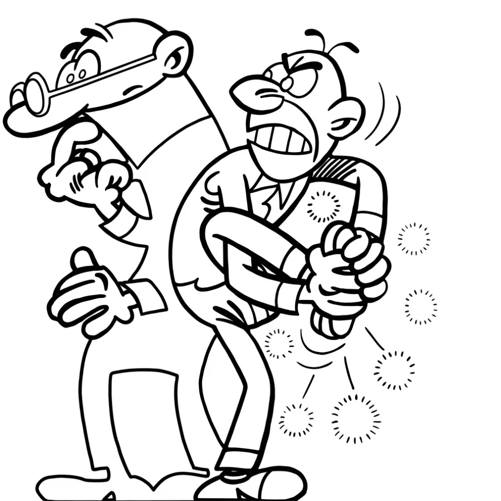 Mortadelo y Filemón 18 de niño para colorear para imprimir