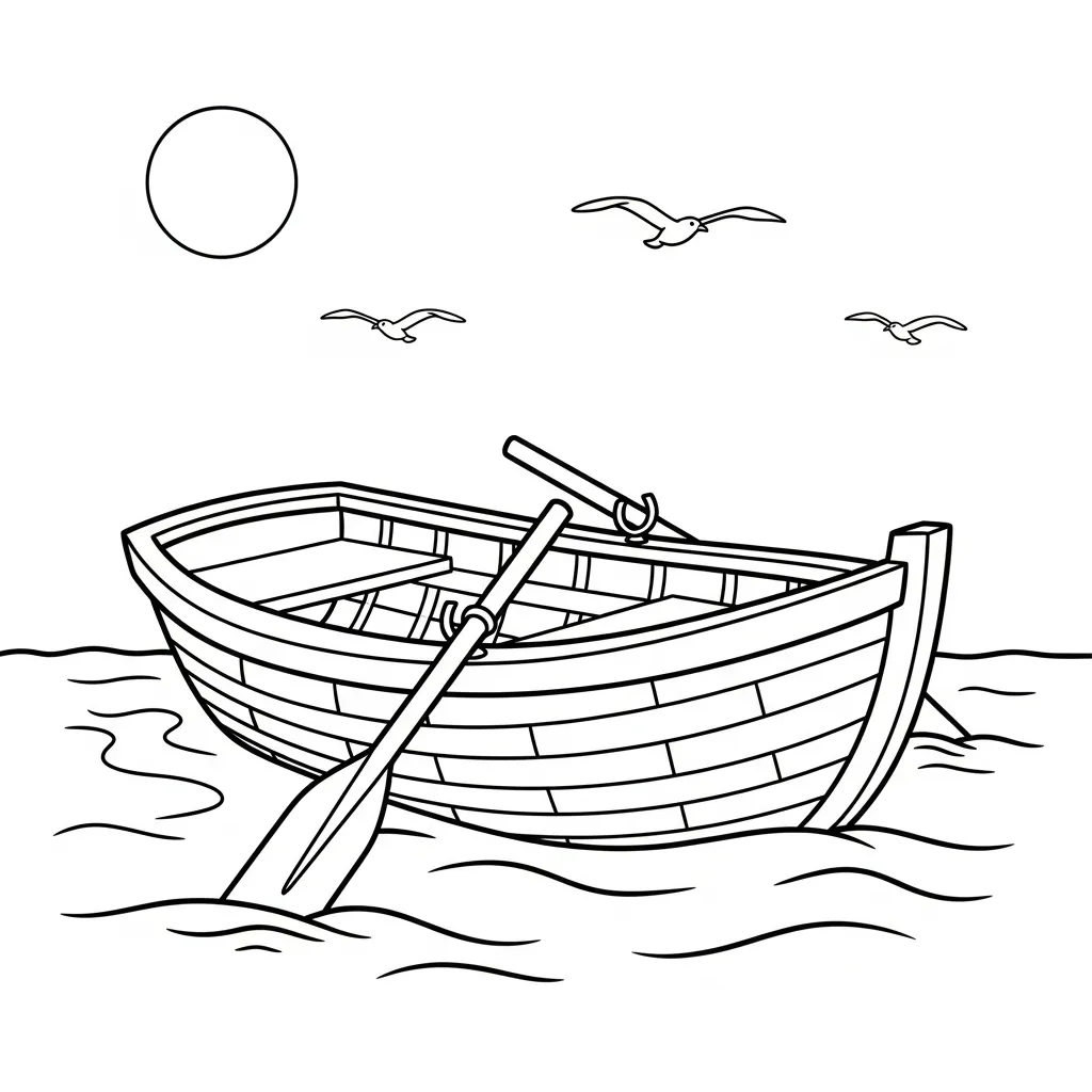 Barcos Para Colorear para colorear para niños