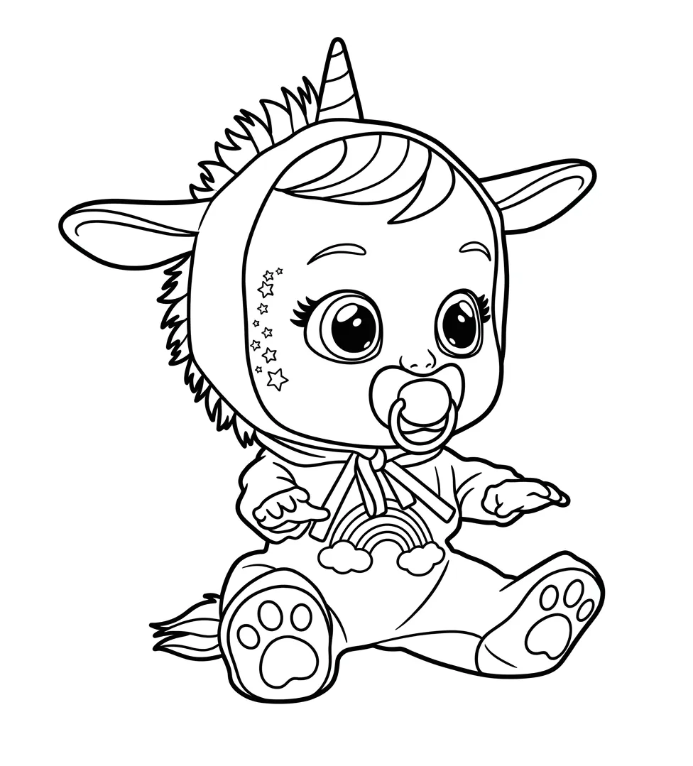 descargar Bebés Llorones 30 para colorear gratis