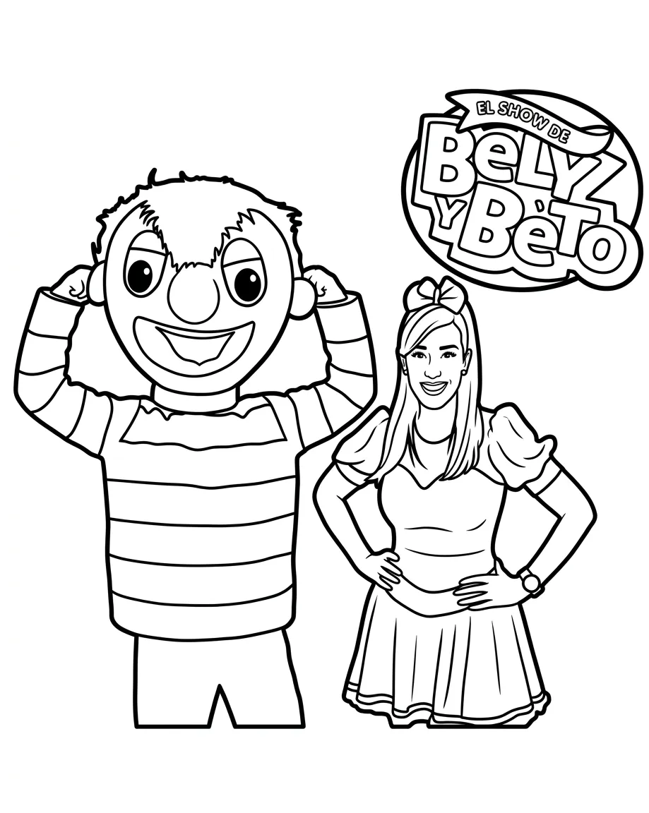 Bely Y Beto Para Colorear para colorear para niño de 8 años
