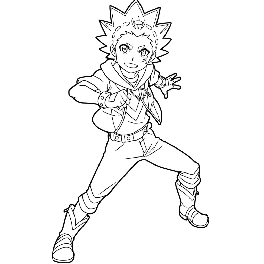 BeyBlade 24 para colorear de para niños