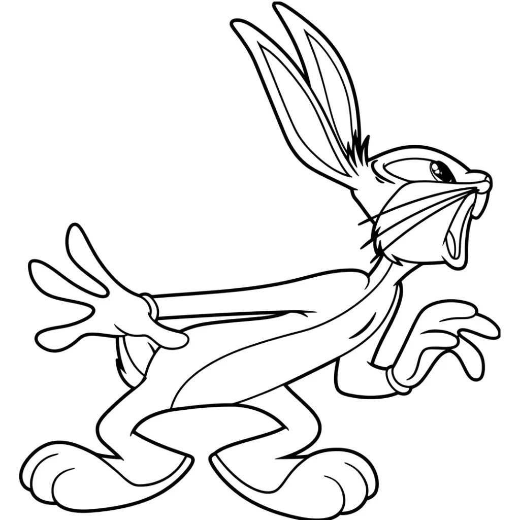 Bugs Bunny 2 para colorear para imprimir gratis