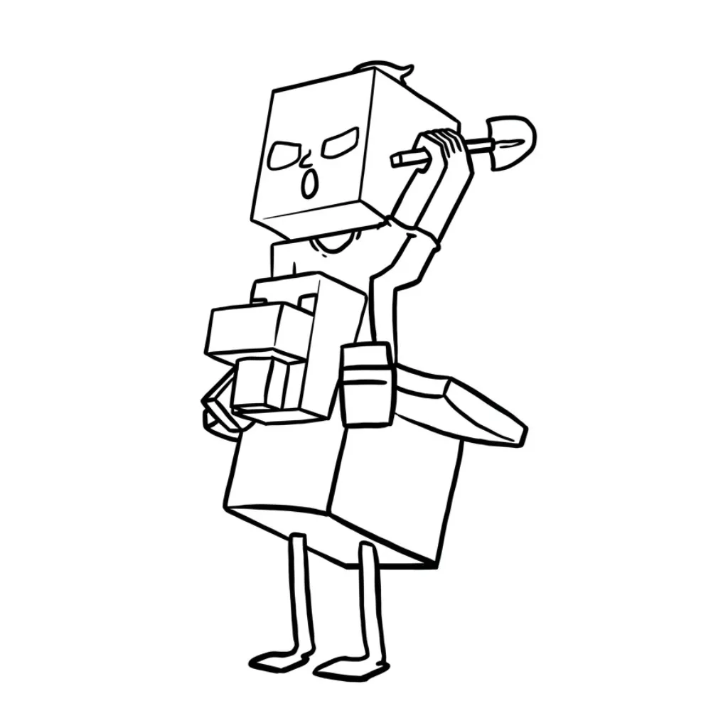 Chicken Jockey 4 para colorear gratis