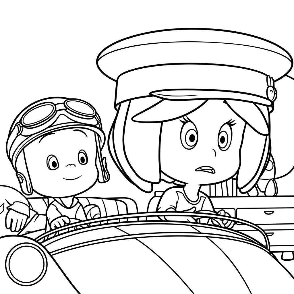 Cleo y Cuquín Para Colorear para colorear para niño de 6 años