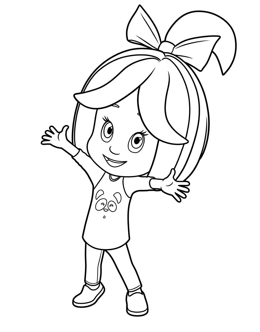 Cleo y Cuquín Para Colorear para colorear para imprimir para niño de 6 años