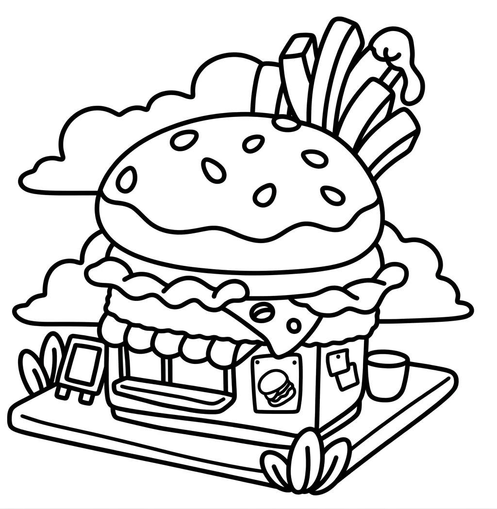 Cozy Corner 1 para colorear para niño de 7 años