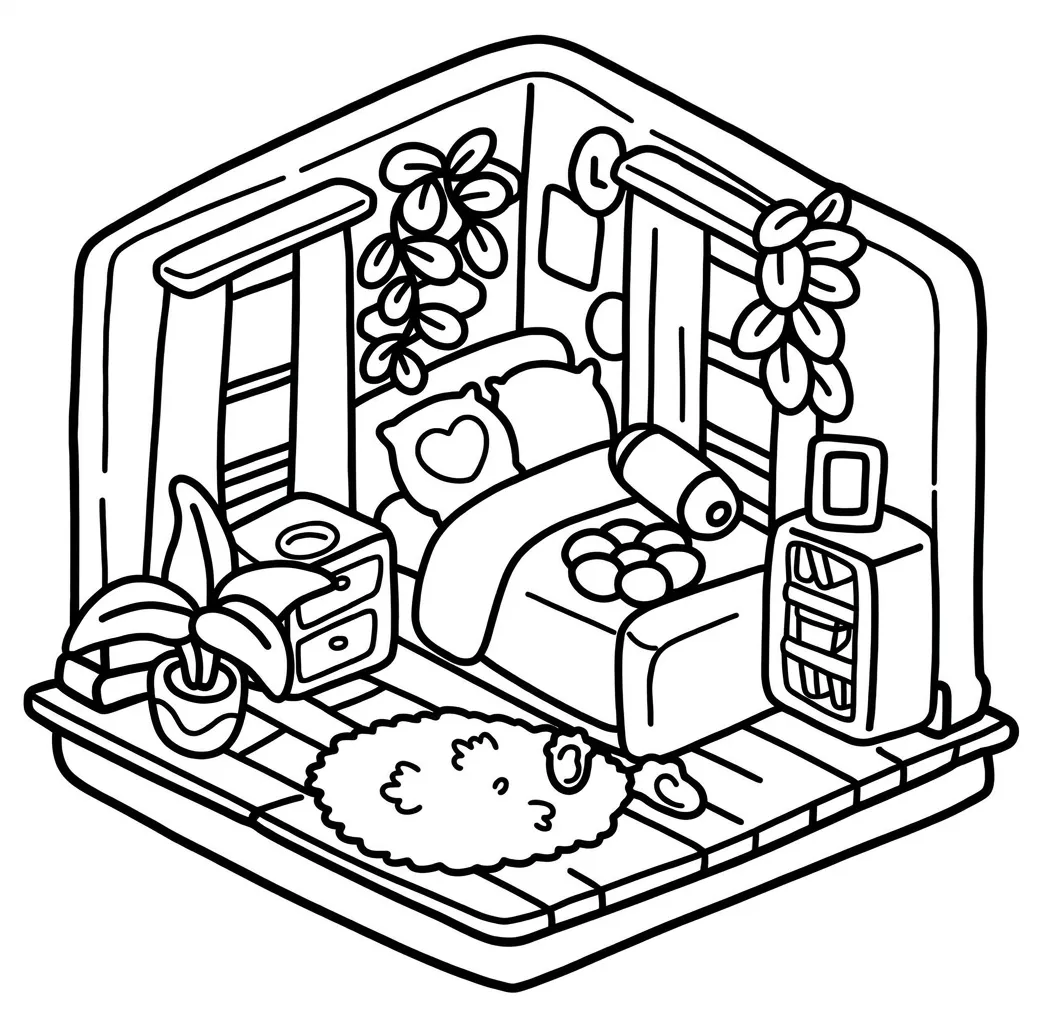 Cozy Corner 19 para colorear para primaria