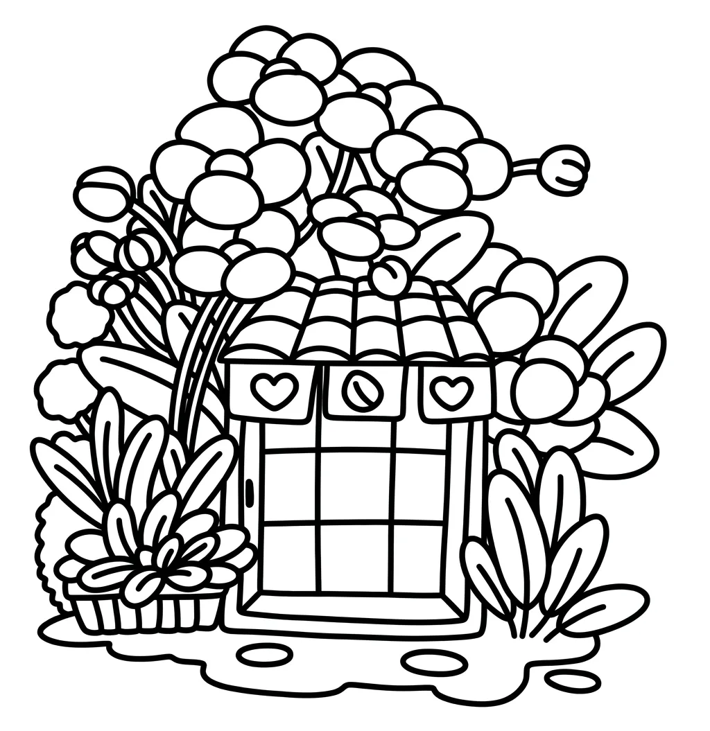 Cozy Corner 2 para colorear para imprimir