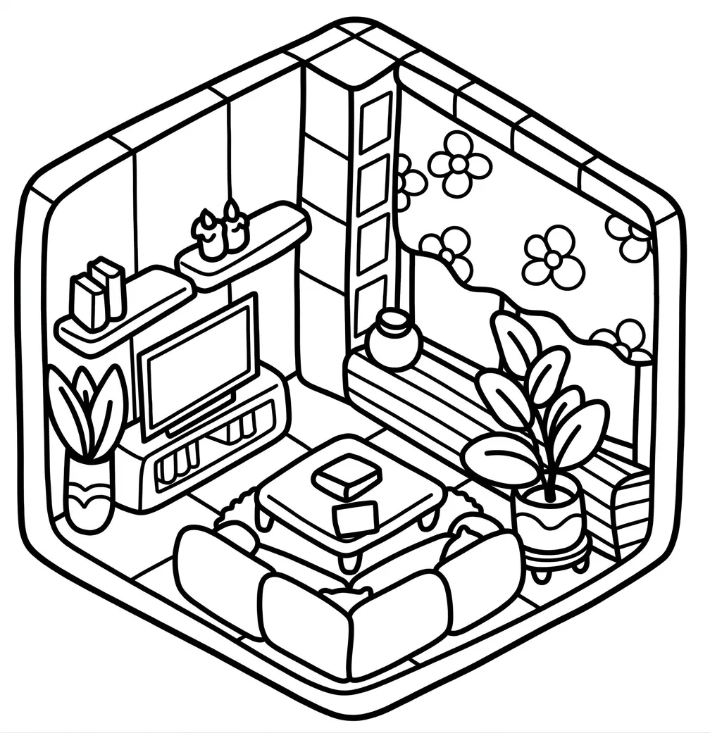 Cozy Corner 21 para colorear para imprimir