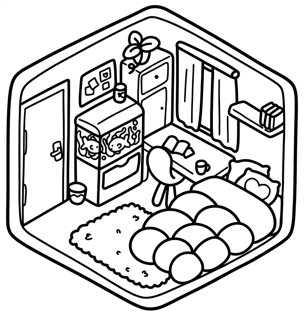 Cozy Corner 29 para colorear en línea gratis