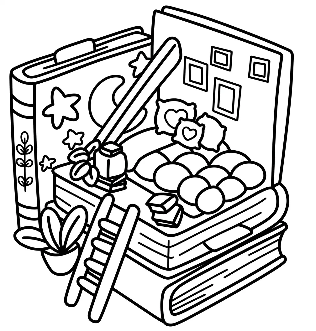 Cozy Corner 30 para colorear gratis para imprimir