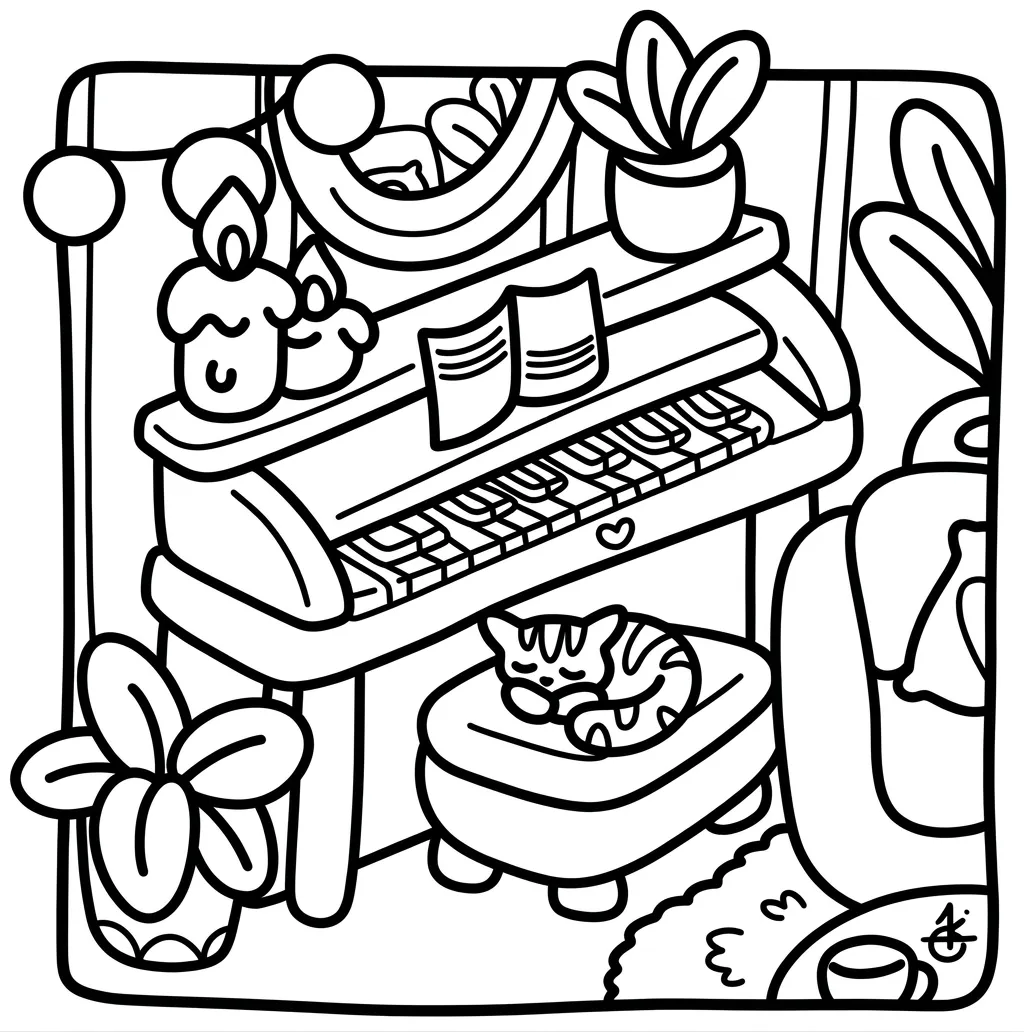 Cozy Corner 34 para dibujar en línea