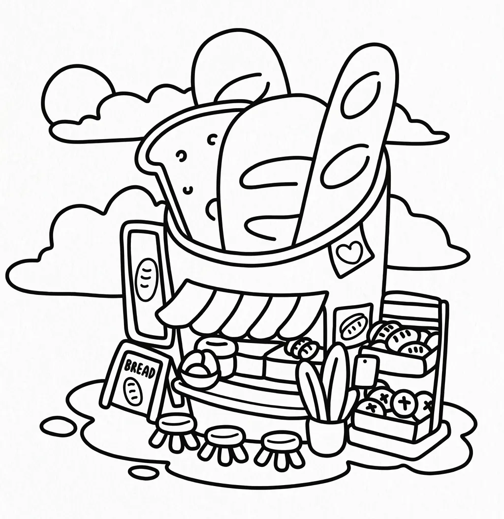 Cozy Corner 6 para colorear para imprimir gratis