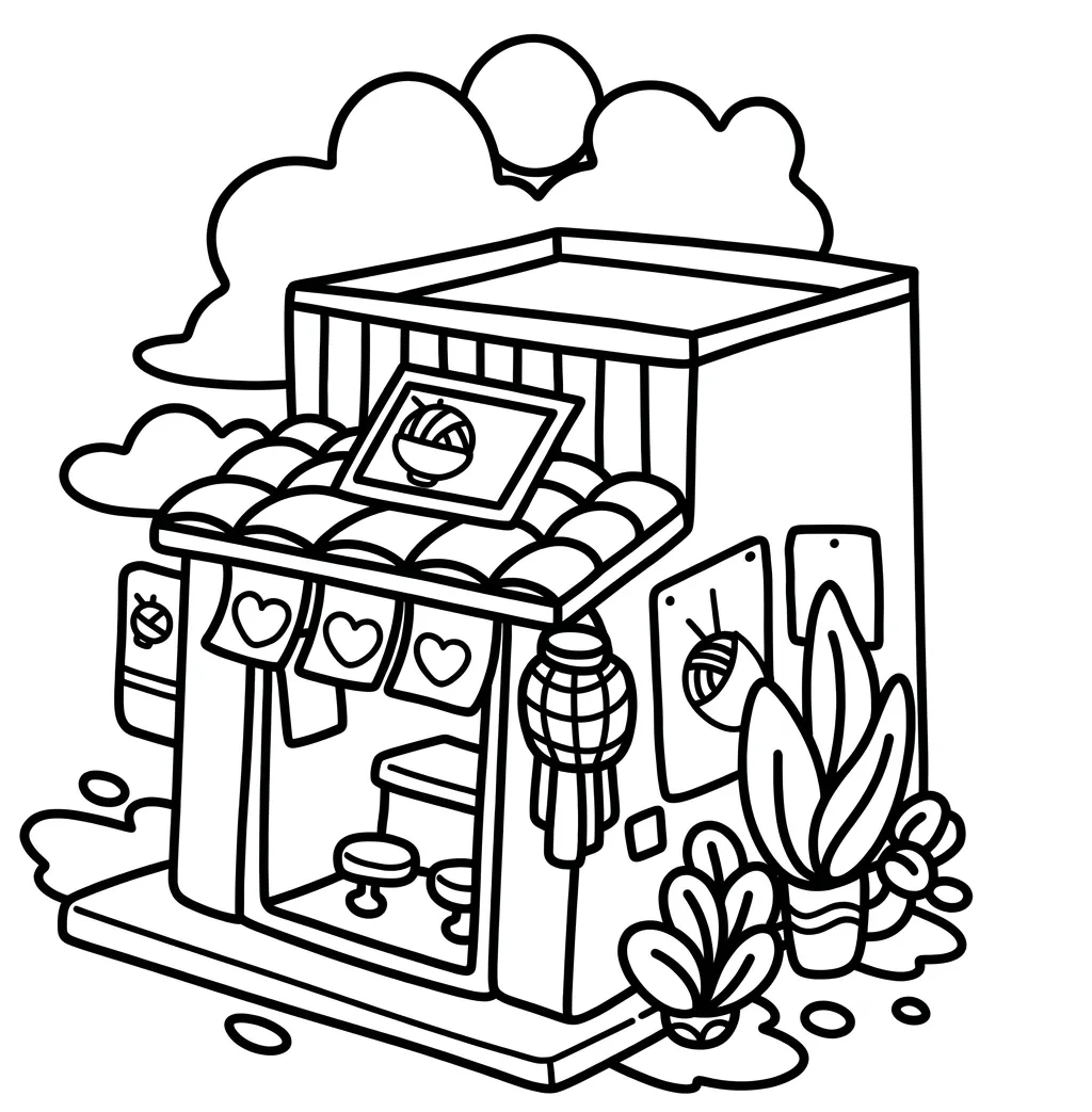 Cozy Corner 8 para colorear para imprimir para niño de 10 años