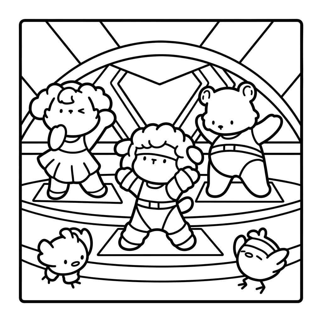 para imprimir Cozy Eras 1 para colorear gratis