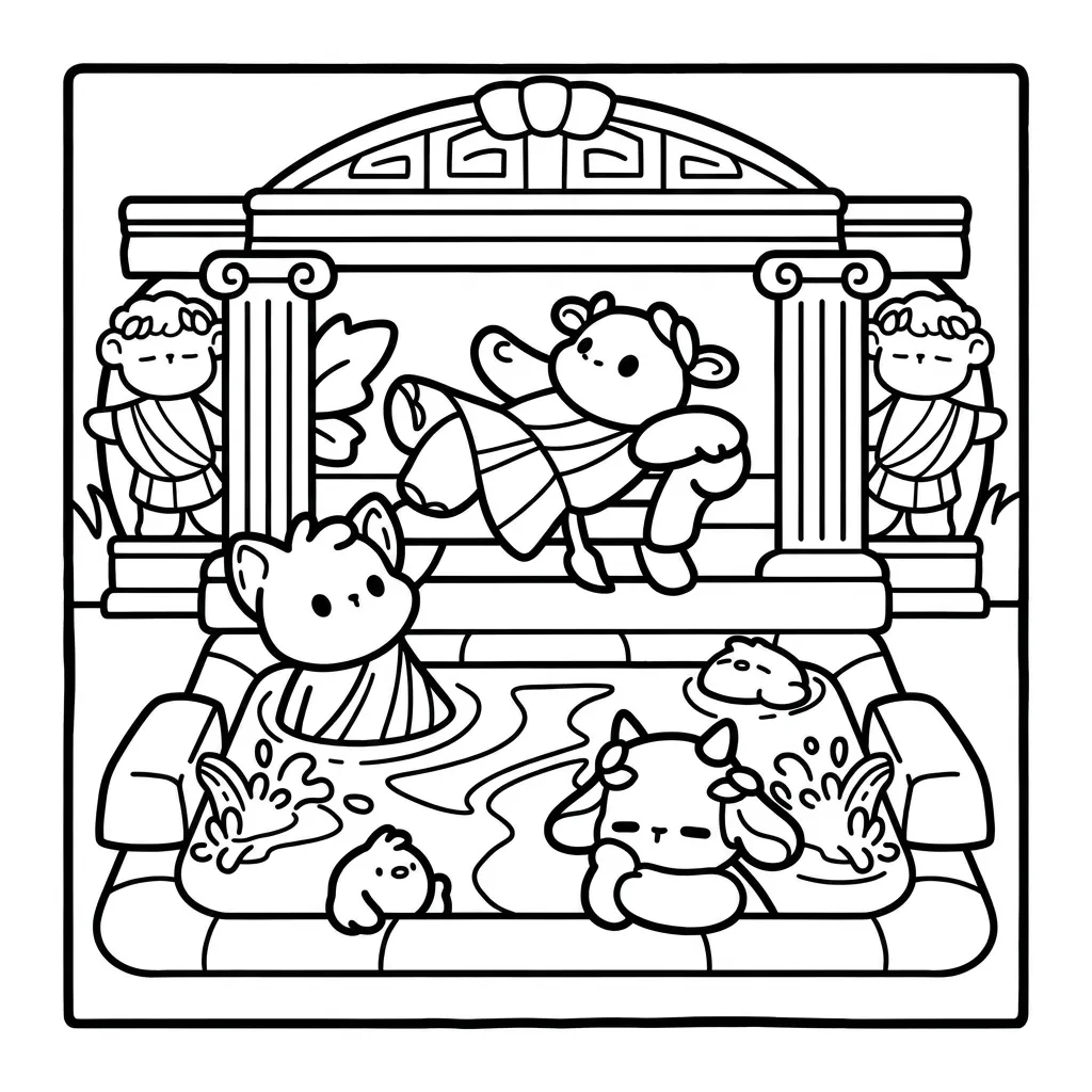 Cozy Eras 12 para dibujar e imprimir