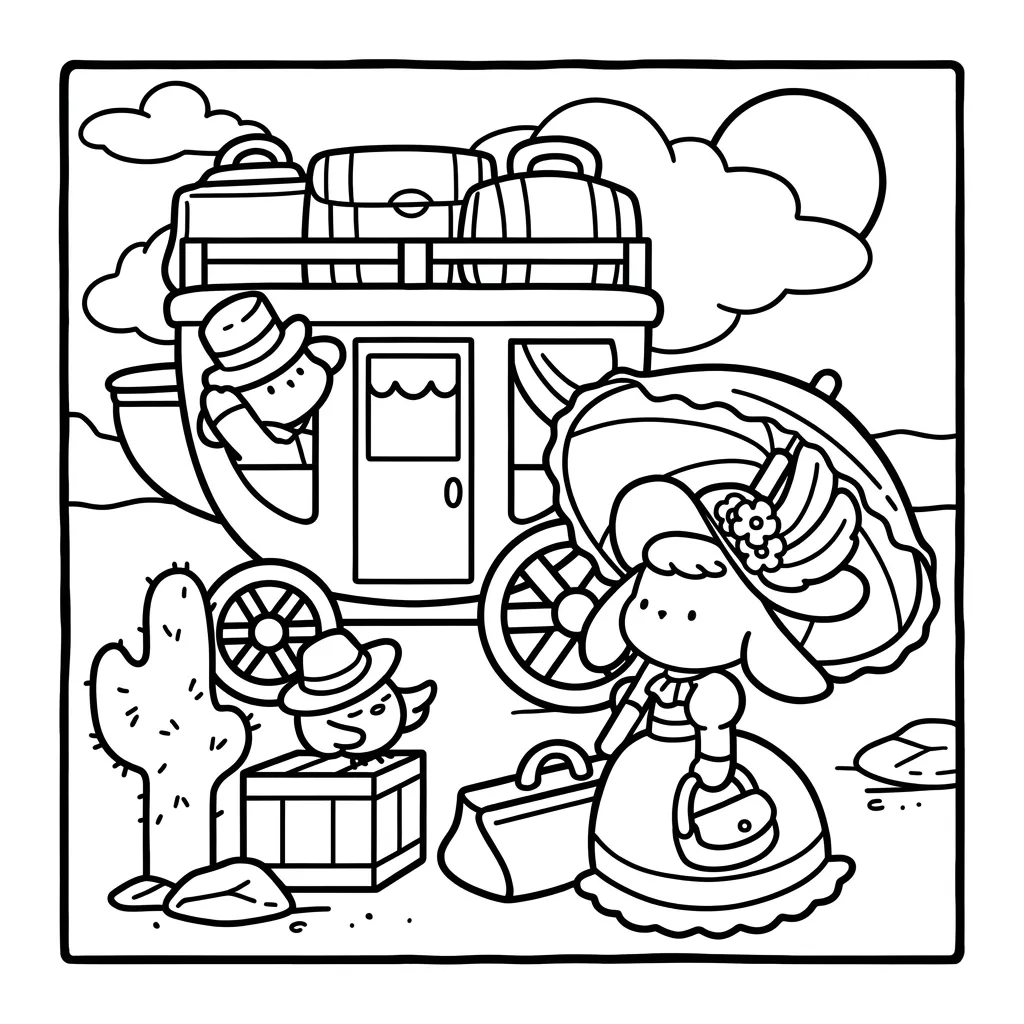 Cozy Eras 16 para colorear para niño de 8 años