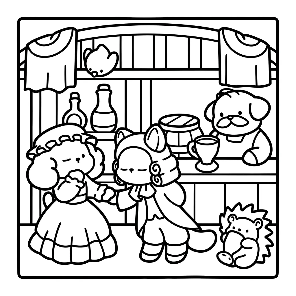 Cozy Eras 29 para colorear para niños para imprimir gratis