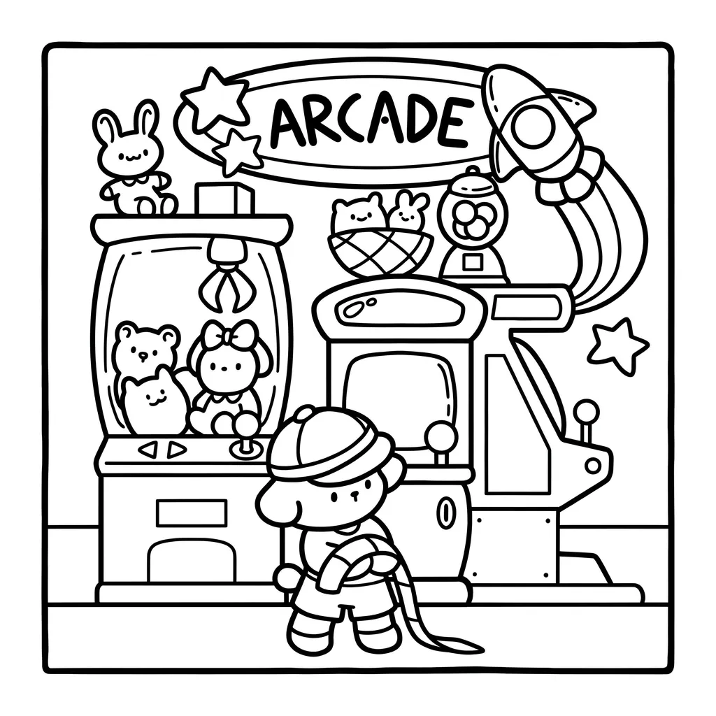 Cozy Eras 38 para colorear para niños para imprimir gratis