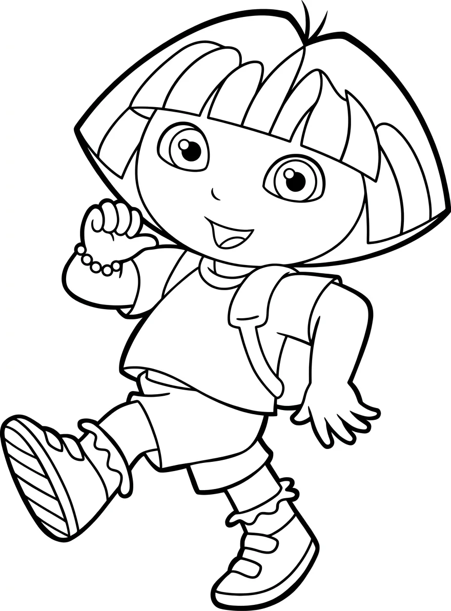 Dora la Exploradora Para Colorear para colorear para imprimir gratis pdf