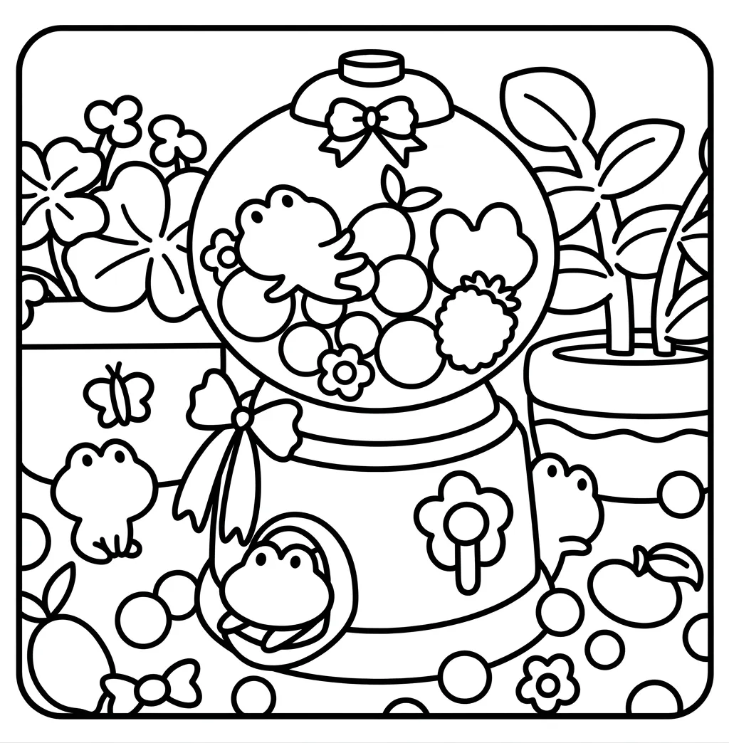 Froggy Days 12 para colorear para imprimir gratis