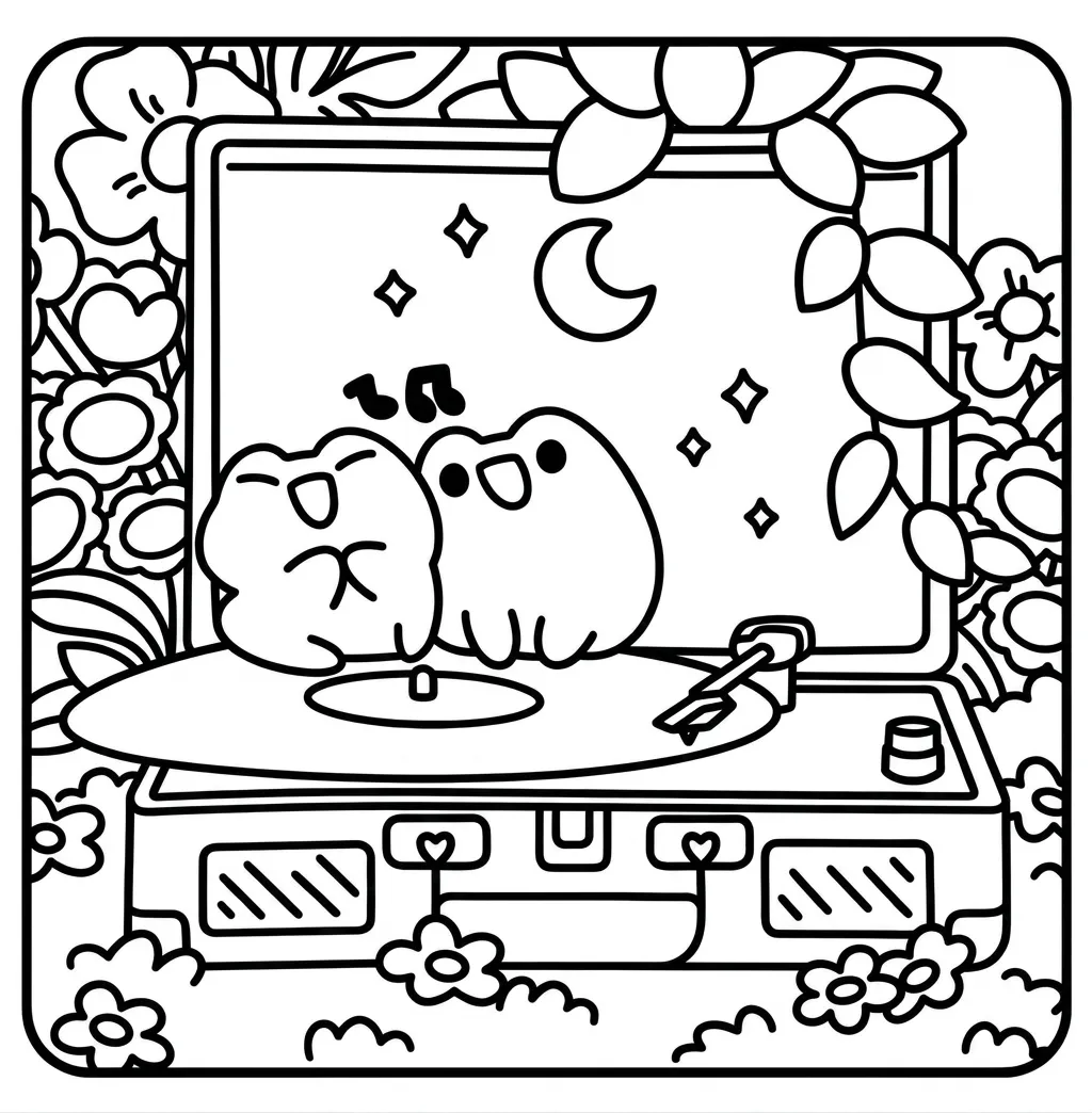 Froggy Days 15 para colorear y dibujos