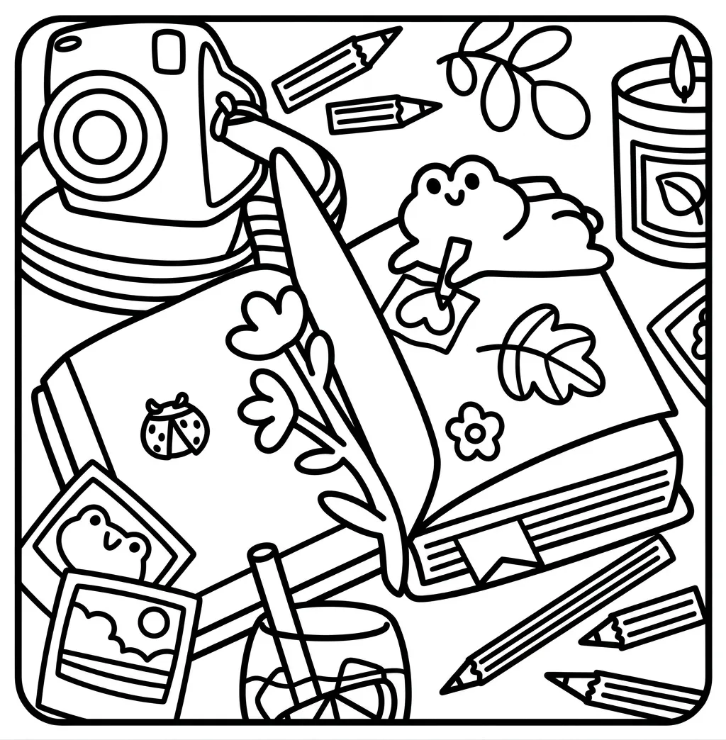 Froggy Days 24 para colorear en línea
