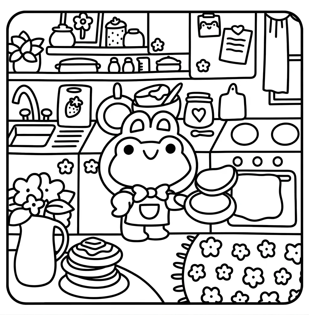Froggy Days 28 para colorear para imprimir pdf gratis
