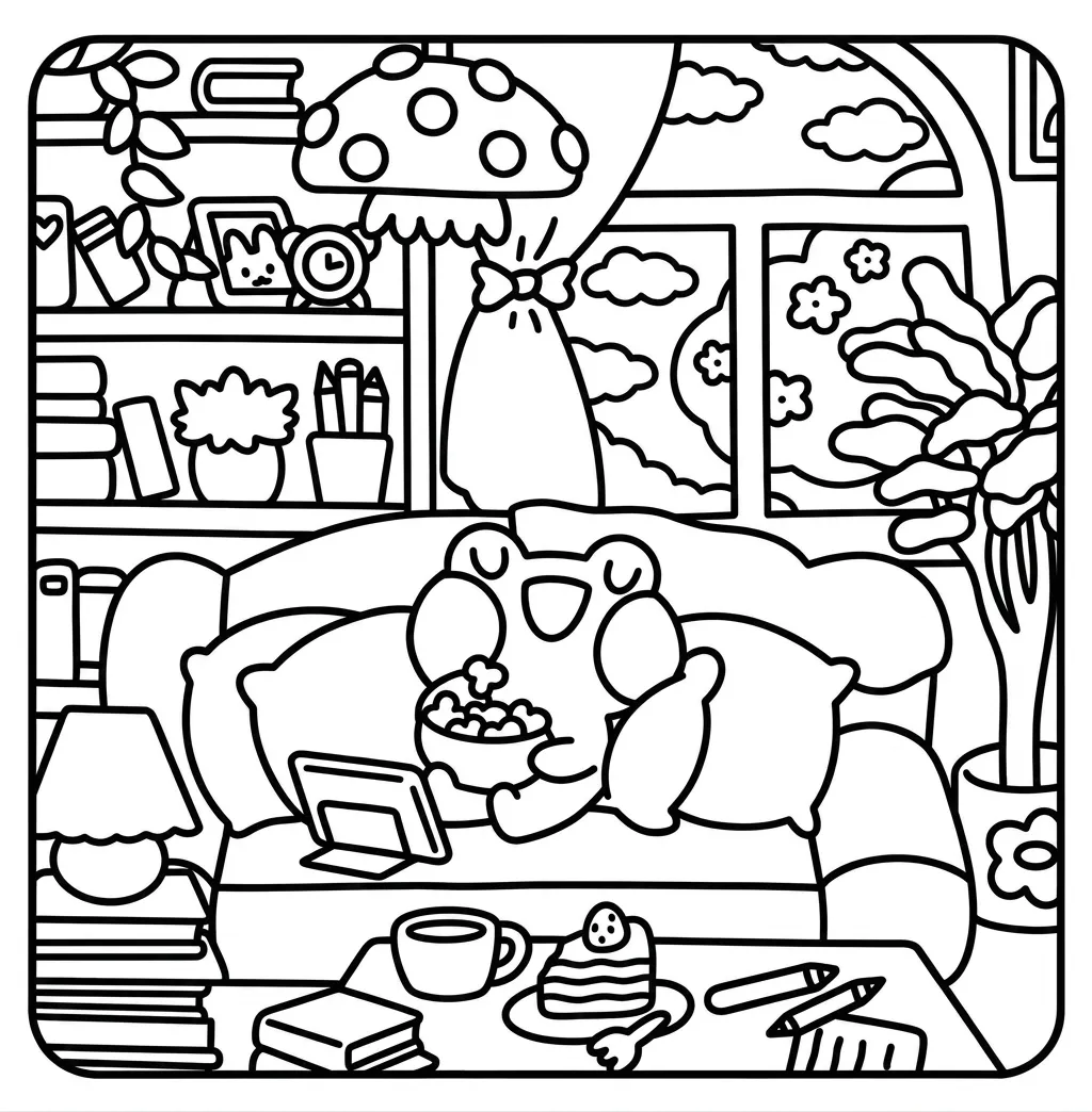 para imprimir Froggy Days 31 para colorear gratis