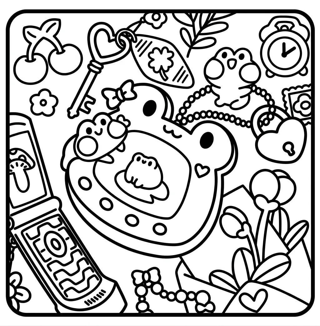 Froggy Days 36 para colorear para niño de para imprimir