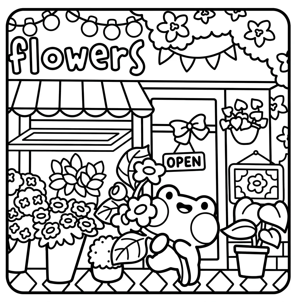Froggy Days 37 para colorear para imprimir pdf gratis