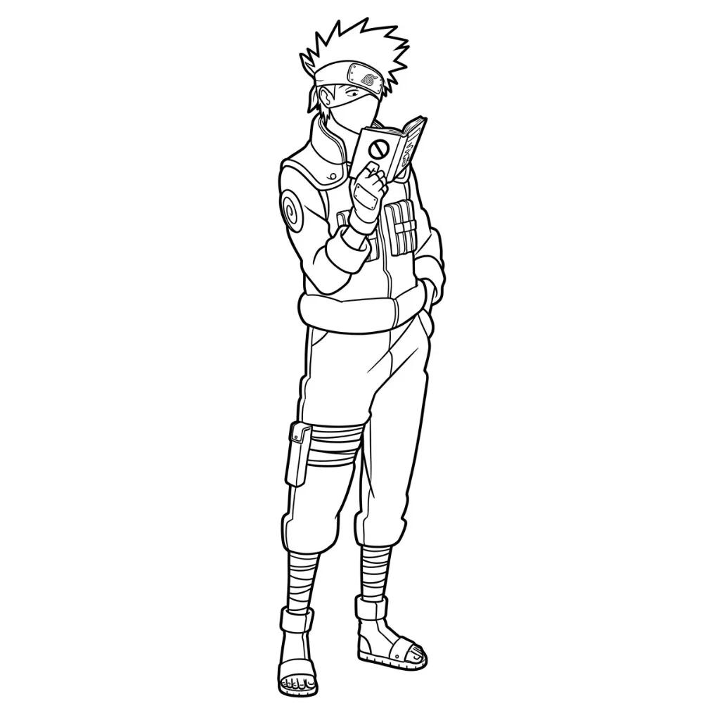 Kakashi 27 para dibujar en línea