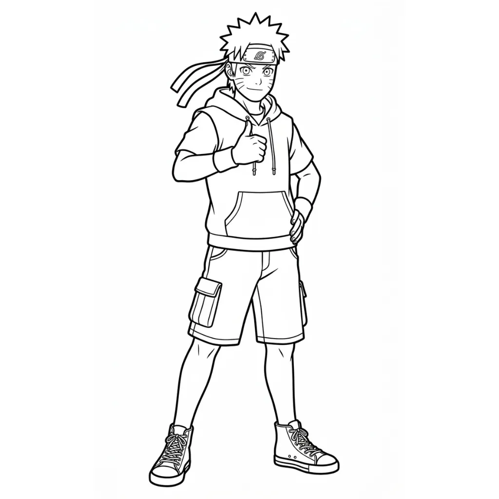 Naruto 6 para colorear y dibujos
