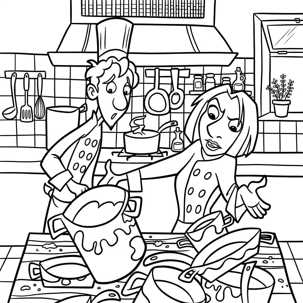 Ratatouille 11 para colorear gratis