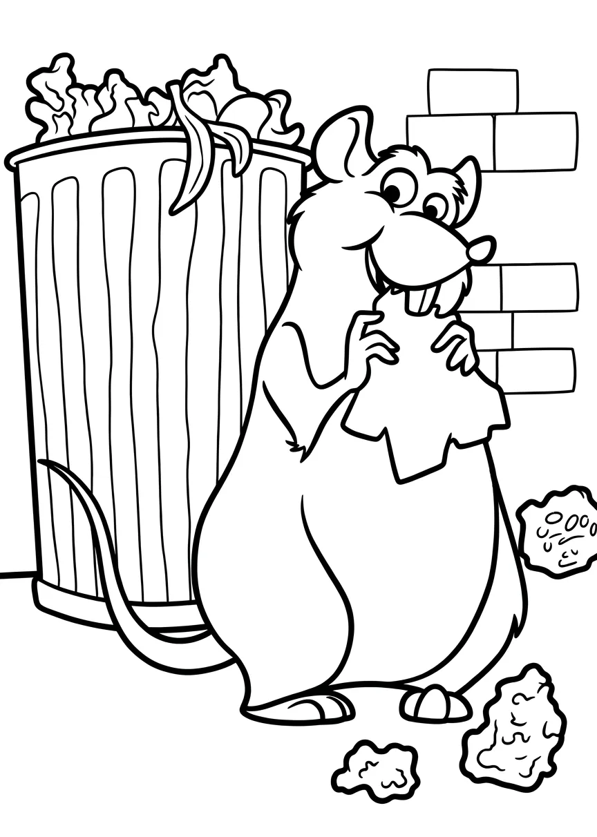 imprimir Ratatouille 23 para colorear para niño