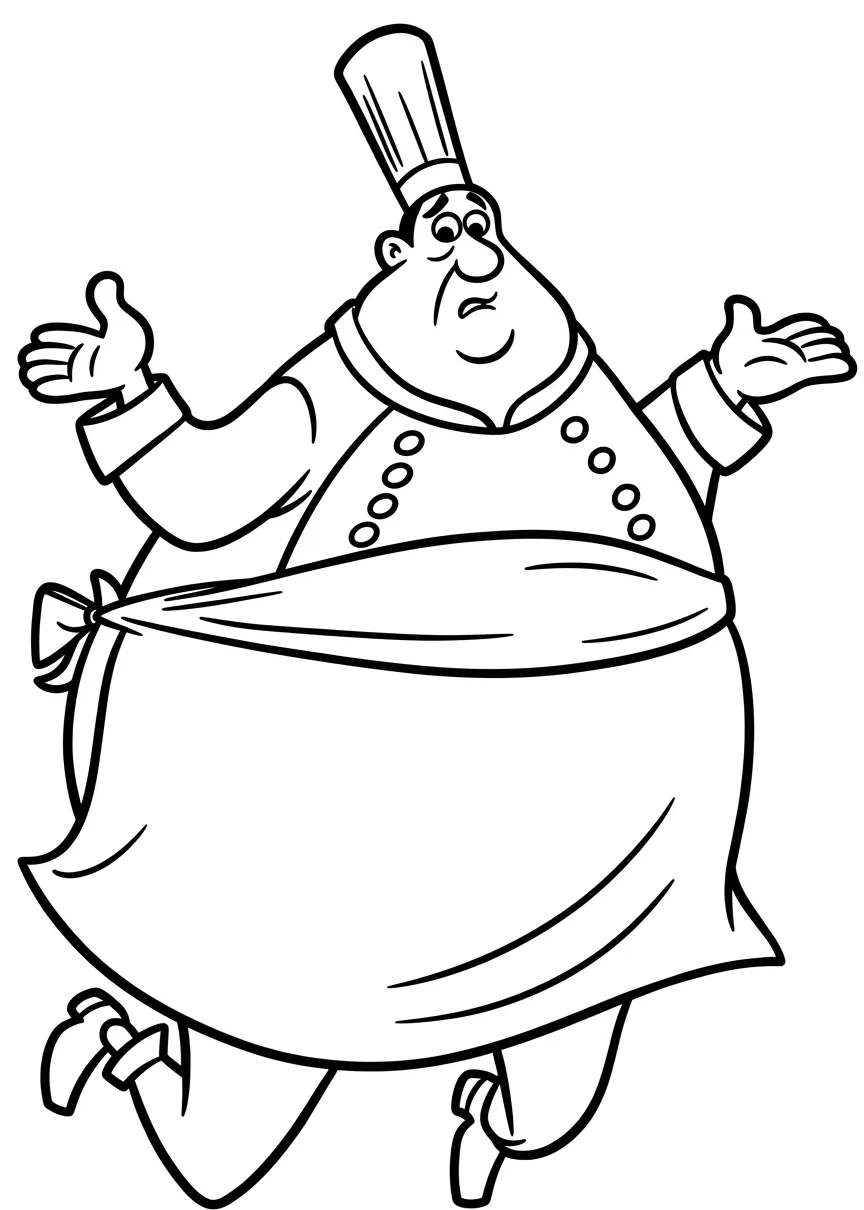 imagen para colorear Ratatouille 24 niño