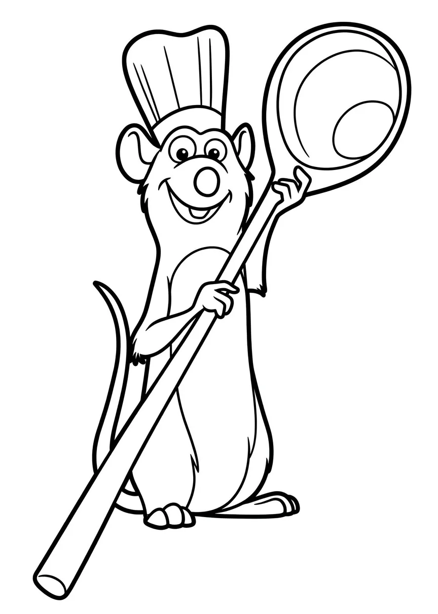 imprimir Ratatouille 28 para colorear