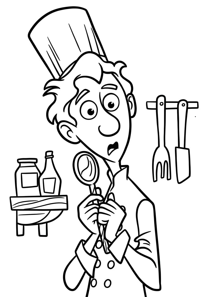 Ratatouille 33 para colorear para imprimir