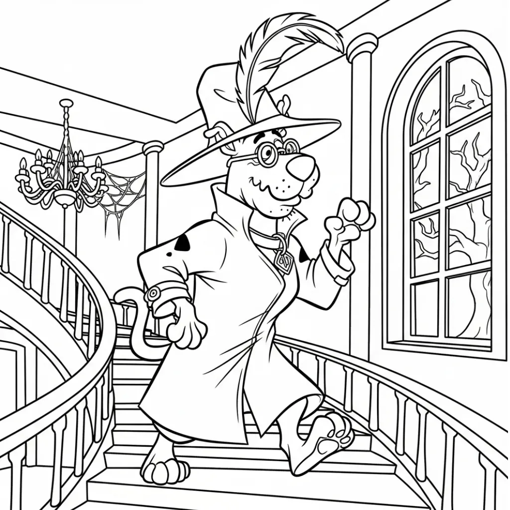 Scooby Doo 21 para colorear gratis