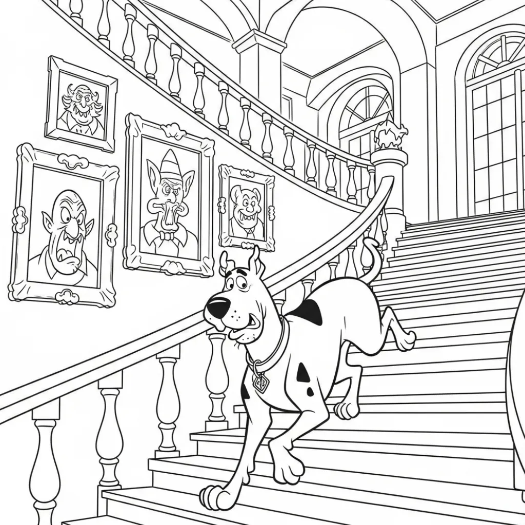 Scooby Doo 27 para dibujar e imprimir