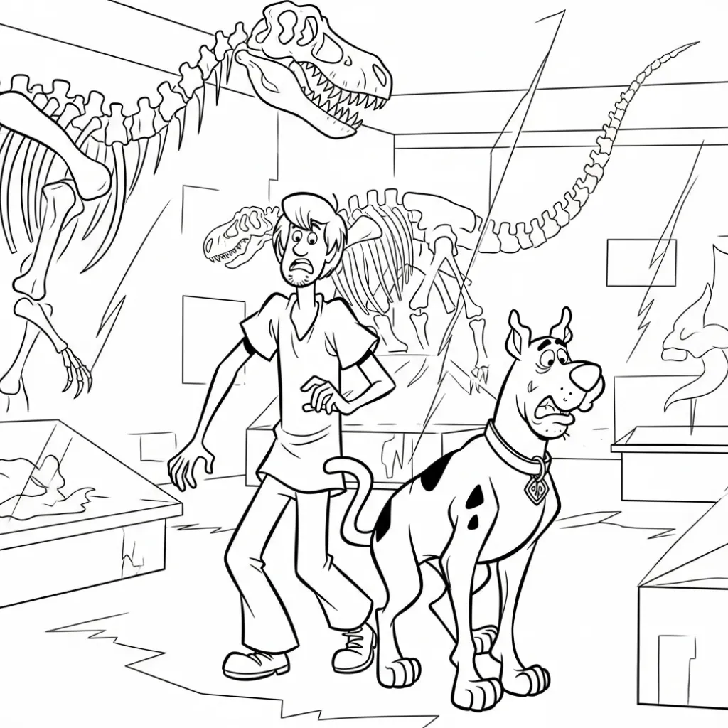 Scooby Doo 29 para colorear para imprimir gratis