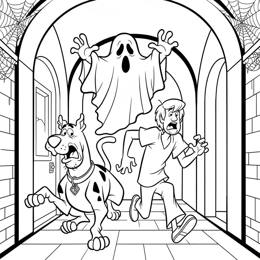 Scooby Doo 30 para colorear para niño de 10 años