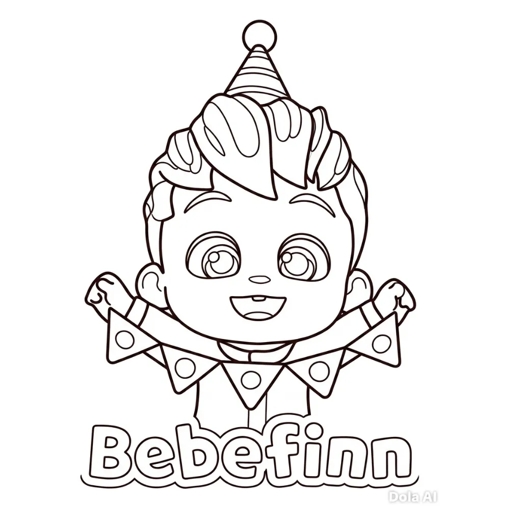 para imprimir Bebefinn 18 para colorear gratis
